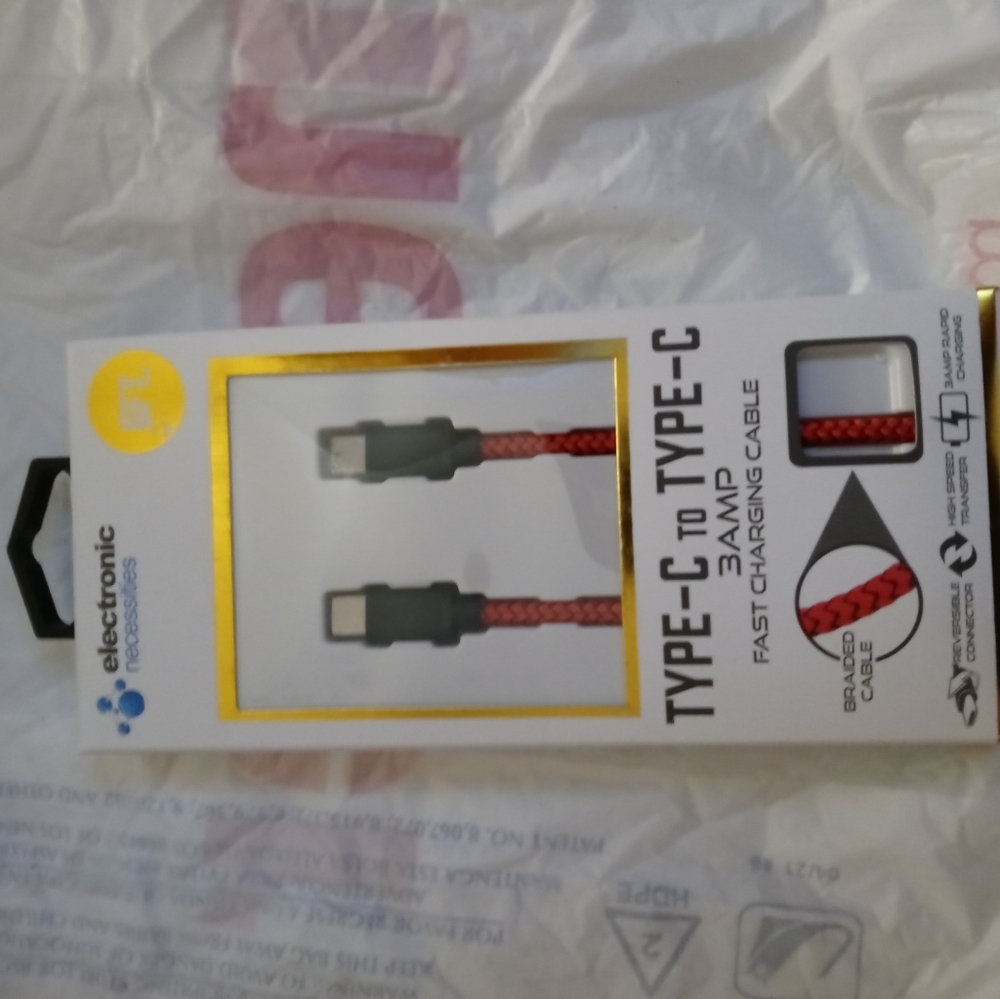 6 foot type c style cord